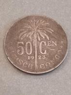 CONGO BELGE 50 centimes 1923 Flamand - reservé Luc S., Timbres & Monnaies, Monnaies | Afrique, Enlèvement ou Envoi, Monnaie en vrac