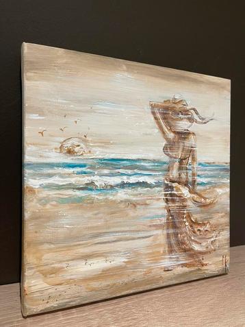 Schilderij 3D aan zee beschikbaar voor biedingen