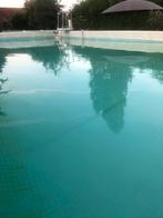 7.30x3.66x1.32 intex zwembad met filter en warmtepomp, 300 cm of meer, 400 cm of meer, Gebruikt, Rechthoekig