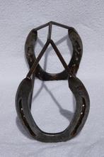 hoefijzer kunst : flessenhouder / wijnflesdrager, Ophalen of Verzenden