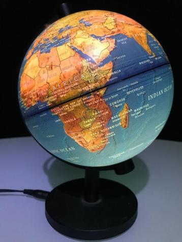 Globe, Enlèvement ou Envoi, Lumineux, Comme neuf