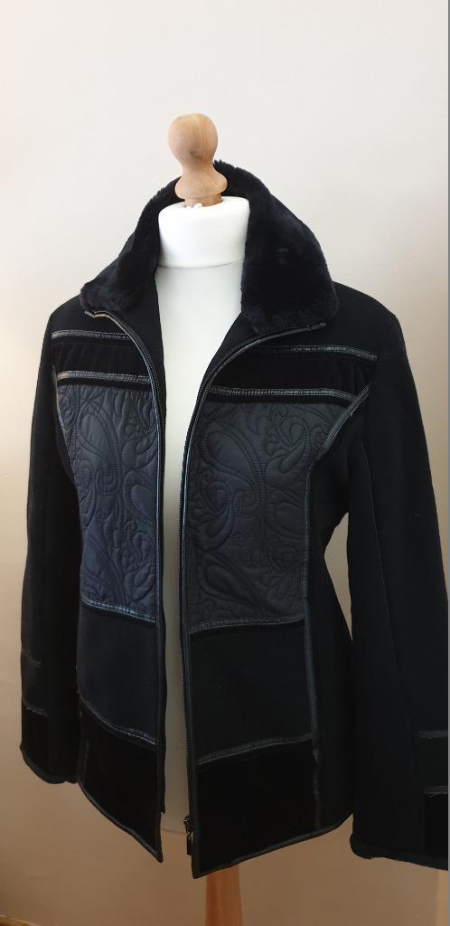 NIEUW artikel : Patrice Breal winterwollen jas - Maat 1, Kleding | Dames, Jassen | Winter, Nieuw, Maat 36 (S), Zwart, Ophalen of Verzenden