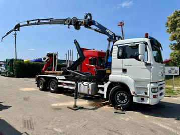 MAN TGA 26.310 6X2 HOOKLIFT + CRANE COPMA 160.4 + JIB J2 + W beschikbaar voor biedingen