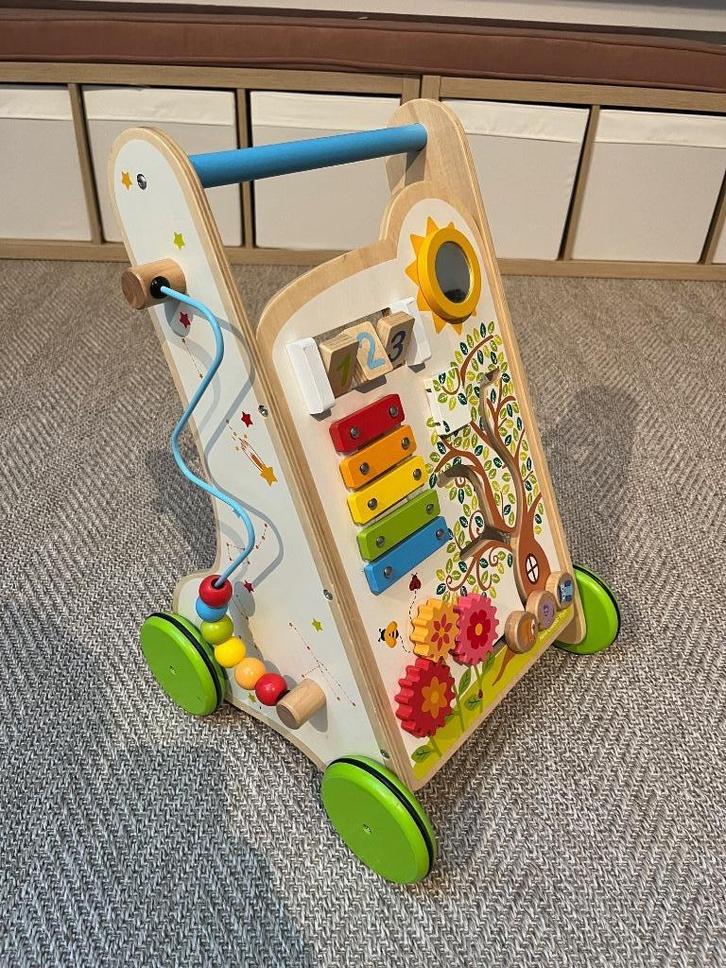 New Classic Toys houten rollator — uitstekende staat, Kinderen en Baby's, Speelgoed | Babyspeelgoed, Zo goed als nieuw, Ophalen