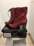 Rode rijglaarsjes / maat 39, Kleding | Dames, Schoenen, Lage of Enkellaarzen, Zo goed als nieuw, Rood, Ophalen