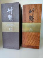 TAKETSURU 17j, + 21j Pure Malt, in Houten Kist, LMDW, 43%, Nieuw, Overige typen, Overige gebieden, Vol