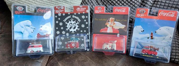 set M2 coca cola volkswagen single cab van 1960, Hobby en Vrije tijd, Modelauto's | Overige schalen, Nieuw, Auto, Ophalen of Verzenden