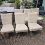 6 stoelen voor eetkamer, Ophalen, Gebruikt, Overige kleuren, Stof