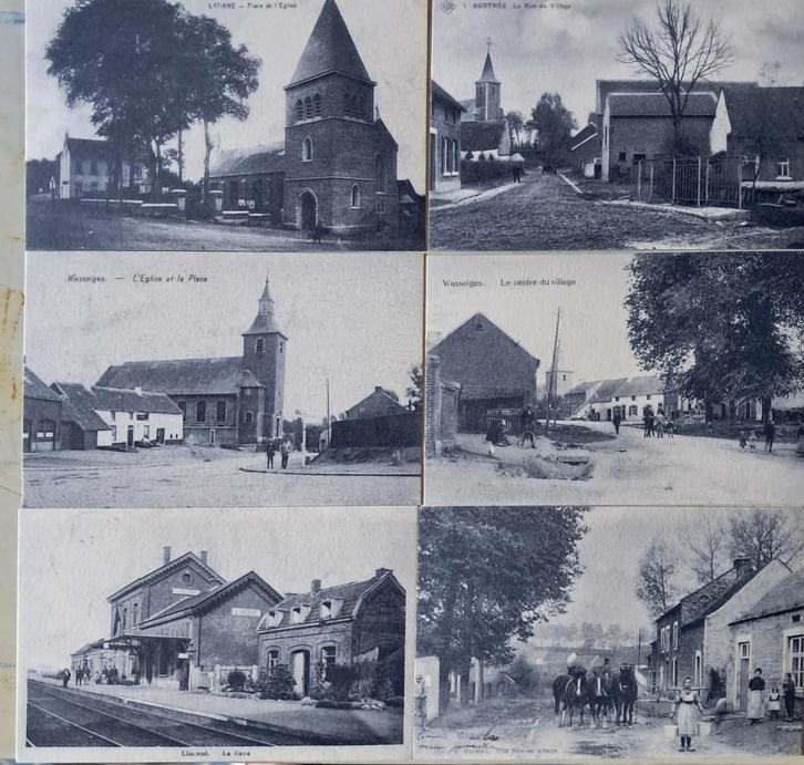 34 cartes postales Hannut et alentours, Verzamelen, Postkaarten | België, Ophalen of Verzenden