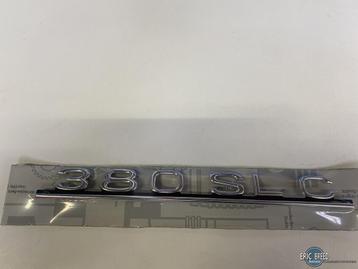 NOS typeplaatje 380SLC voor Mercedes-Benz R107 C107 SLC