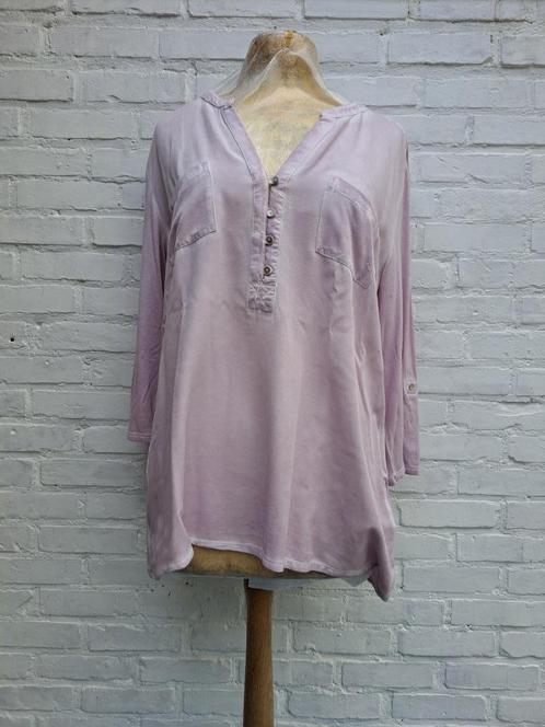 lila t-shirt met lange mouwen, Kleding | Dames, T-shirts, Gedragen, Maat 46/48 (XL) of groter, Ophalen of Verzenden