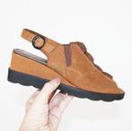 Mooie Suede Dr. Brinkmann Sandalen - s5 (Maat 41) € 40,-, Bruin, Verzenden, Dr. Brinkmann, Sandalen of Muiltjes
