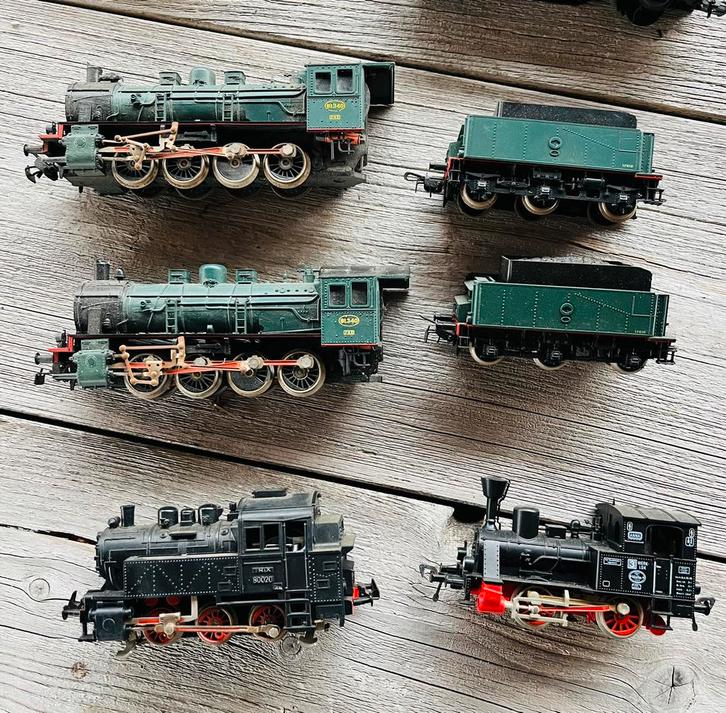 Grande collection trains H0 – locos vapeur, voitures & rails, Hobby & Loisirs créatifs, Trains miniatures | HO, Comme neuf, Rails