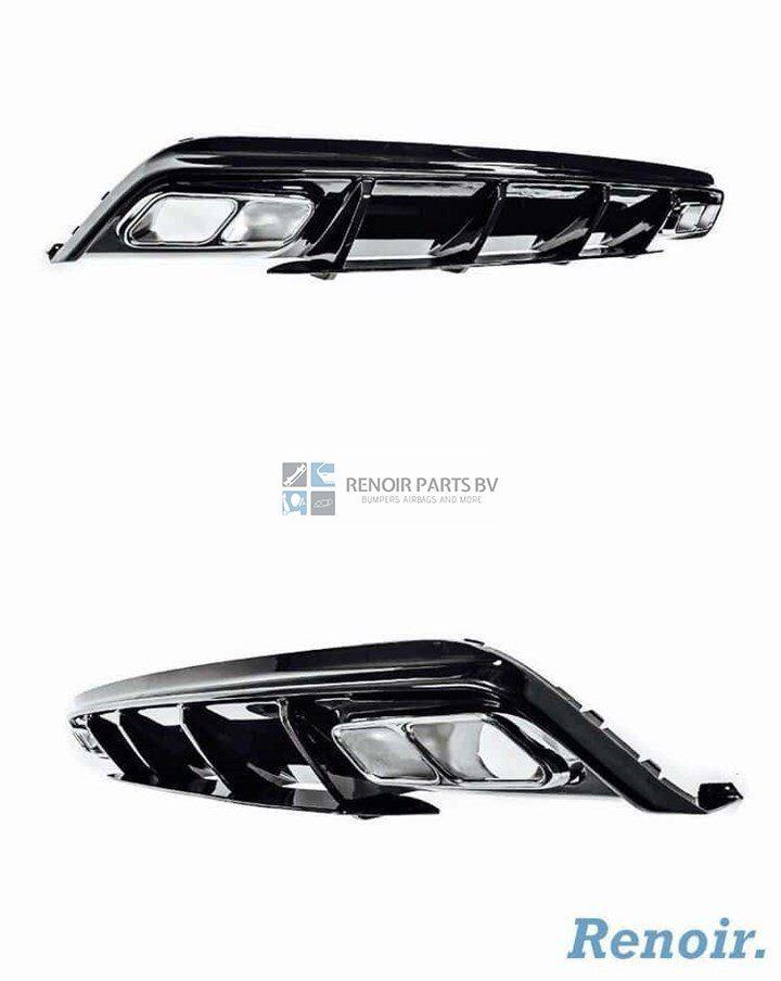 A 45 AMG Diffuser set Hoogglans Mercedes A W176 2012-2018, Auto-onderdelen, Carrosserie, Gebruikt, Ophalen of Verzenden