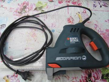 Scie à récurer Black & Decker Scorpion., Enlèvement ou Envoi, Comme neuf, Scie sabre, Black&Decker