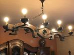 Luminaires, Huis en Inrichting, Lampen | Hanglampen, Minder dan 50 cm, Gebruikt, Fermette, Hout