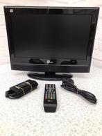 MT LOGIC: 48 cm LCD TV met ingebouwde DVD/USB/SD/MMC  Player, TV, Hi-fi & Vidéo, Enlèvement, Utilisé, LCD