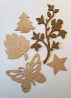 Lot de 6 formes en bois à décorer, Enlèvement ou Envoi, Neuf, Matériel
