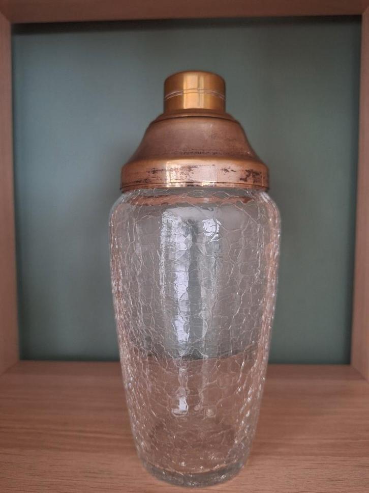 Cocktail Shaker, Antiek en Kunst, Antiek | Glaswerk en Kristal, Ophalen of Verzenden