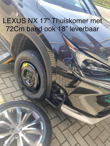 Reservewiel Thuiskomer LEXUS CT IS RC GS NX RX UX LS > 18 in disponible aux enchères