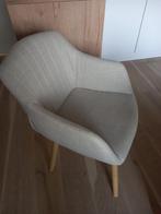 4 beige stoelen/kuipjes, Huis en Inrichting, Stoelen, Vier, Kunststof, Zo goed als nieuw, Ophalen