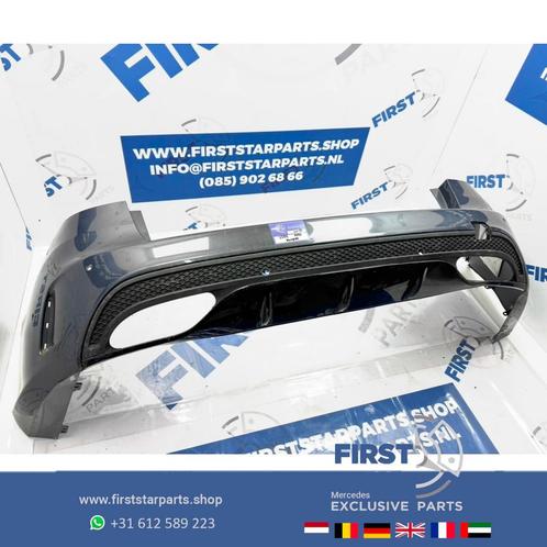 S205 AMG ACHTERBUMPER W205 ESTATE WIT ZWART GRIJS Mercedes C, Auto-onderdelen, Carrosserie, Bumper, Mercedes-Benz, Achter, Gebruikt