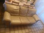 gratis 3zit 3-persoons zetel zitbank leder, Enlèvement, Utilisé, Trois personnes