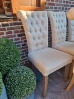 6 landelijke stoelen gacapitoneerd, Huis en Inrichting, Ophalen of Verzenden, Zo goed als nieuw