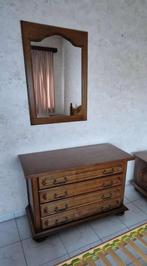 commode + spiegel, Huis en Inrichting, Kasten | Ladekasten, Ophalen, Gebruikt, 100 tot 150 cm, 3 of 4 laden
