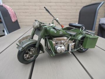 Metalen Duitse Motor met zijspan , Lengte 37cm beschikbaar voor biedingen