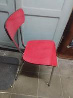 chaise de cuisine rouge, Maison & Meubles, Enlèvement, Utilisé