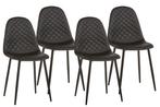 Nieuw stoel 48 euro per stuk kleur antraciet-zwart p.u., Enlèvement, Cinq, Six Chaises ou plus, Neuf