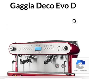 Gaggia Déco Evo D, Enlèvement, Comme neuf