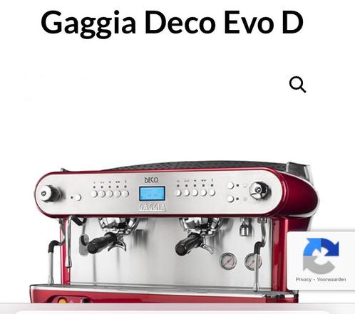 Gaggia Deco Evo D, Elektronische apparatuur, Koffiezetapparaten, Zo goed als nieuw, Ophalen