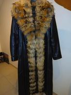 Echt  lederen jas, Kleding | Dames, Ophalen of Verzenden, Zo goed als nieuw, Maat 42/44 (L), Zwart