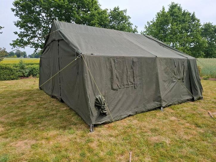 Legertent - Seniortent – 5,5m x 5m, Caravanes & Camping, Tentes, Plus de 6, Comme neuf, Enlèvement