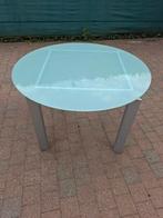 Ronde tuintafel uit roestvrij materiaal, Tuin en Terras, Ophalen, Gebruikt