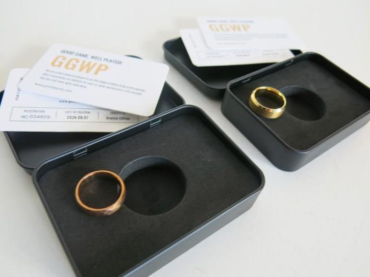 handgemaakte ringen Gentle Bands 2st, Handtassen en Accessoires, Horloges | Heren, Zo goed als nieuw, Ophalen of Verzenden