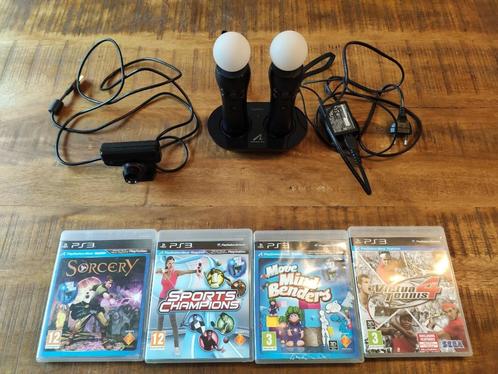 PlayStation 3 Move pakket met laadstation, Games en Spelcomputers, Spelcomputers | Sony Consoles | Accessoires, Gebruikt, PlayStation 3