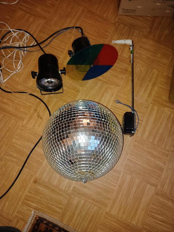 boule à facette vintage disco, Musique & Instruments, Lumières & Lasers, Comme neuf, Enlèvement