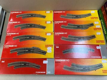Fleischmann HO Profi 6174 / 6175 : 10 aiguillages manuels en beschikbaar voor biedingen