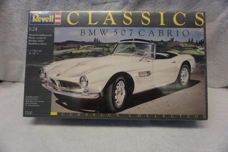 BMW 507 Cabrio 1:24 Revell 7200', Hobby en Vrije tijd, Modelauto's | 1:24, Zo goed als nieuw, Auto, Revell, Ophalen of Verzenden
