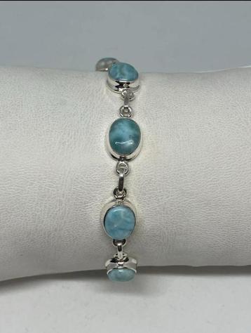 Zilveren Armband met Larimar (zilver 925) beschikbaar voor biedingen