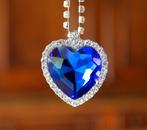 Heart of the Ocean, Titanic - groot model, nieuw !, Blauw, Nieuw, Ophalen of Verzenden, Hart