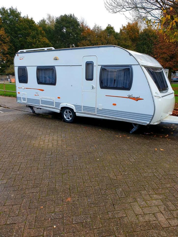CHATEAU CRISTALL WENGE 530 TEB EXCLUSIEF, Caravans en Kamperen, Caravans, Particulier, tot en met 5, 1250 - 1500 kg, Rondzit, Chateau