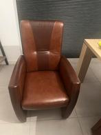 4 stoelen echte leer, Ophalen, Zo goed als nieuw, Leer