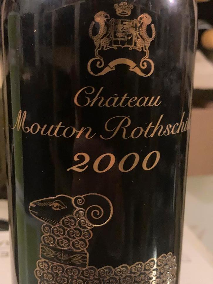 Mouton Rothschild 2000, Verzamelen, Wijnen, Zo goed als nieuw, Frankrijk, Vol, Ophalen