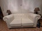 Sofa's witte kleur 4 plaats of meer 160x70x75, Moins de 75 cm, Enlèvement ou Envoi, Comme neuf, Cuir