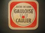 Bierviltje Caulier Brussel 4 : 96 x 96 mm, Ophalen of Verzenden, Gebruikt, Viltje(s)