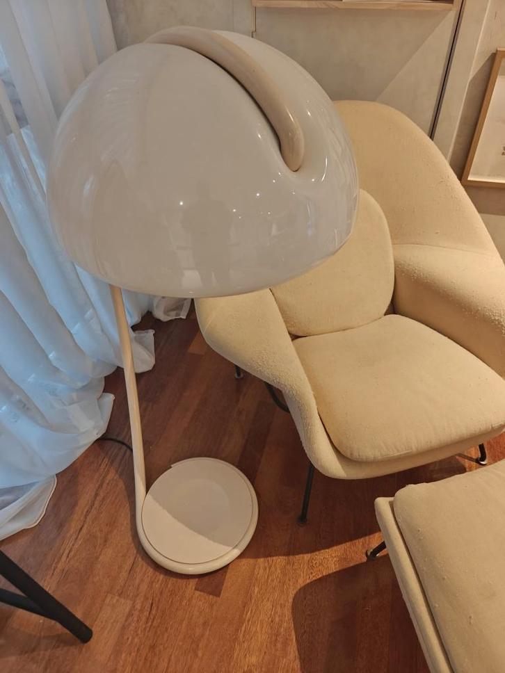 Martinelli Luce Serpente Design Lamp, Maison & Meubles, Lampes | Lampadaires, Comme neuf, 100 à 150 cm, Métal, Enlèvement